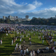Ethiopians participate in the annual Irrecha thanksgiving festival in the capital Addis Ababa, Ethiopia Saturday, Oct. 5, 2019. The annual Irrecha festival of Ethiopia's largest ethnic group, the Oromo, attracted millions from across Ethiopia and was held in the capital for the first time after 150 years on Saturday.